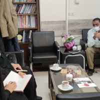 جلسه هم اندیشی معاون بین الملل دانشگاه با رییس دانشکده پرستاری و مامایی