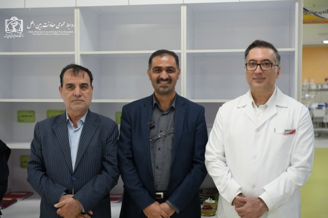 بازدید نوروزی معاون بین الملل دانشگاه از بیمارستان اکبر 1403/12/30