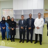بازدید نوروزی معاون بین الملل دانشگاه از بیمارستان اکبر 1403/12/30