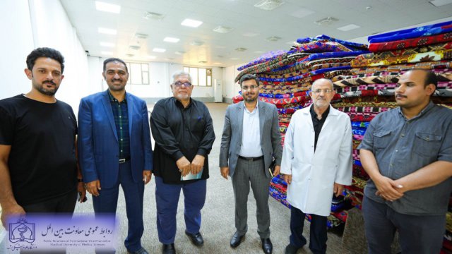 بازدید معاون بین الملل دانشگاه علوم پزشکی مشهد از دانشگاه های شهر کربلا  1402/05/19