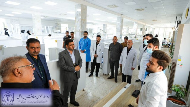 بازدید معاون بین الملل دانشگاه علوم پزشکی مشهد از دانشگاه های شهر کربلا  1402/05/19