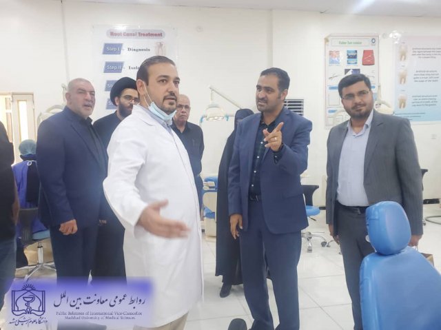 بازدید معاون بین الملل دانشگاه علوم پزشکی مشهد از دانشگاه های شهر کربلا  1402/05/19