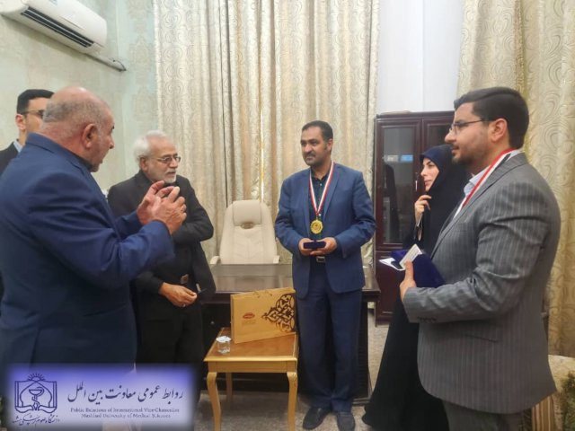 بازدید معاون بین الملل دانشگاه علوم پزشکی مشهد از دانشگاه های شهر کربلا  1402/05/19