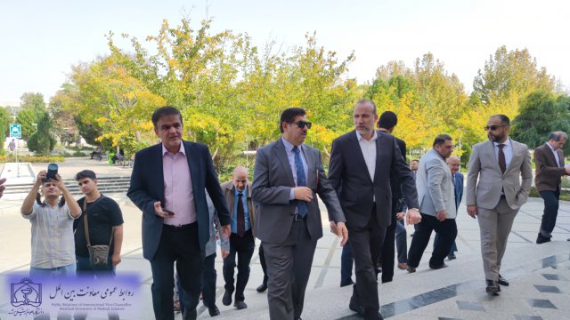 بازدید هیات عراقی از دانشگاه علوم پزشکی مشهد 1402/07/19