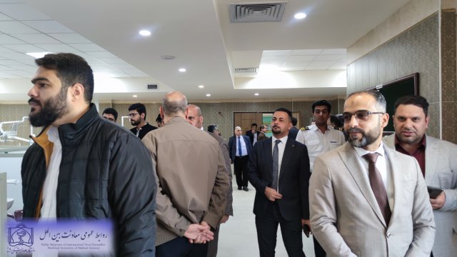 بازدید هیات عراقی از دانشگاه علوم پزشکی مشهد 1402/07/19