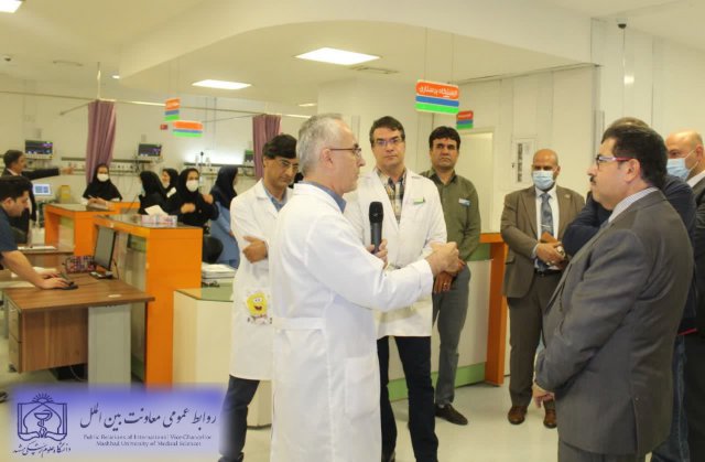 بازدید هیات عراقی از دانشگاه علوم پزشکی مشهد 1402/07/19