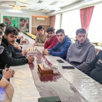 دیدار صمیمانه معاون بین الملل دانشگاه با دانشجویان جدیدالورود عراقی 1402/10/26