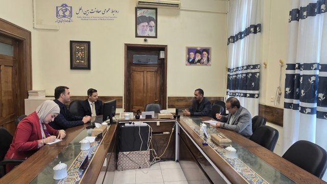 دیدار رئیس و معاون بین الملل دانشگاه با سرکنسول عراق 1404/06/08