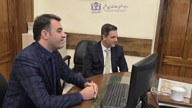 دیدار رئیس و معاون بین الملل دانشگاه با سرکنسول عراق 1404/06/08