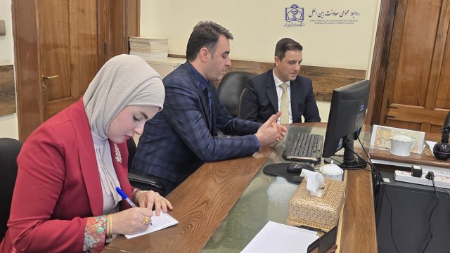 دیدار رئیس و معاون بین الملل دانشگاه با سرکنسول عراق 1404/06/08