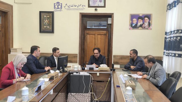 دیدار رئیس و معاون بین الملل دانشگاه با سرکنسول عراق 1404/06/08