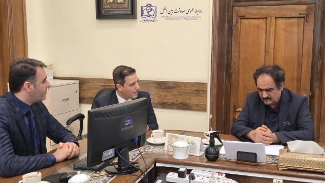 دیدار رئیس و معاون بین الملل دانشگاه با سرکنسول عراق 1404/06/08