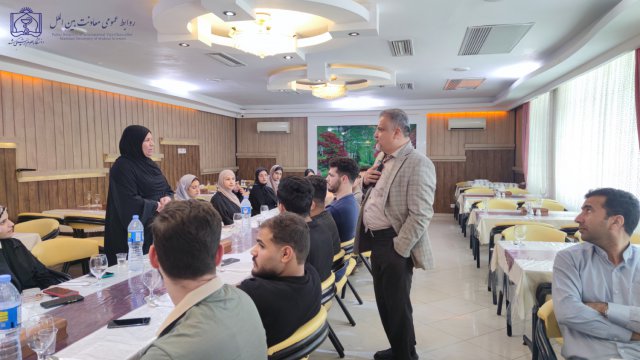 دیدار معاون و مدیران بین الملل به همراه مسئولین و کارشناسان بین الملل با دانشجویان عراقی 1403/04/16