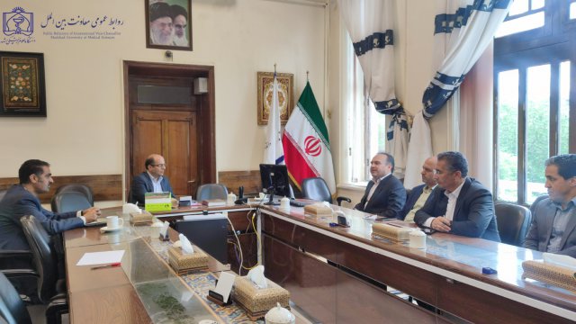 جلسه معاون بین الملل و معاون توسعه با مسئولین بانک سپه 1403/03/18