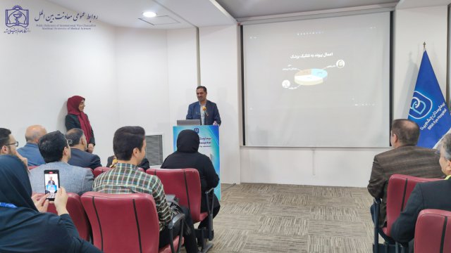 حضور معاون بین الملل دانشگاه در بیمارستان بینا به مناسبت روز اهدای عضو 1403/02/30