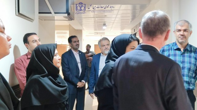 بازدید روسای دانشگاه مراد قاری اف ترکمنستان از دانشکده داروسازی 1403/4/14