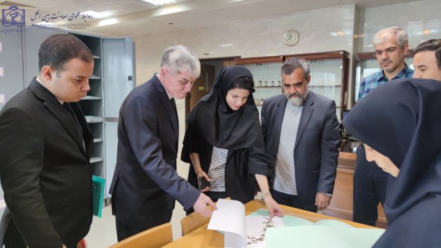 بازدید روسای دانشگاه مراد قاری اف ترکمنستان از دانشکده داروسازی 1403/4/14