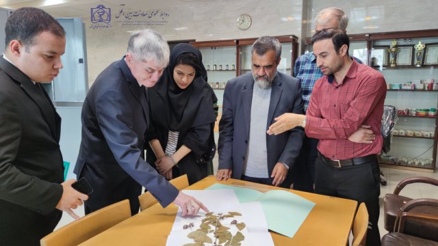 بازدید روسای دانشگاه مراد قاری اف ترکمنستان از دانشکده داروسازی 1403/4/14