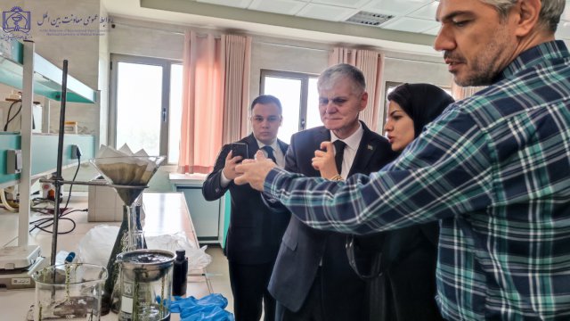 بازدید روسای دانشگاه مراد قاری اف ترکمنستان از دانشکده داروسازی 1403/4/14