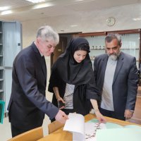بازدید روسای دانشگاه مراد قاری اف ترکمنستان از دانشکده داروسازی 1403/4/14