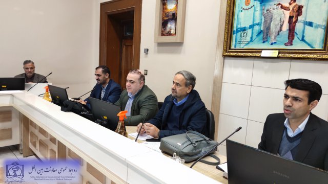 دیدار معاون بین الملل دانشگاه با نماینده اداره کل دانشجویان بین الملل وزارت علوم، تحقیقات و فناوری 1402/11/21