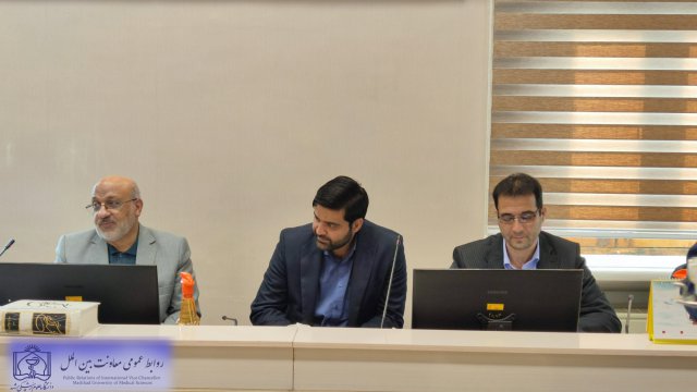 دیدار معاون بین الملل دانشگاه با نماینده اداره کل دانشجویان بین الملل وزارت علوم، تحقیقات و فناوری 1402/11/21