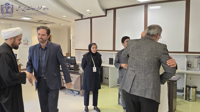 بازدید نوروزی معاون بین الملل دانشگاه از بیمارستان امام رضا (ع) 1404/01/04