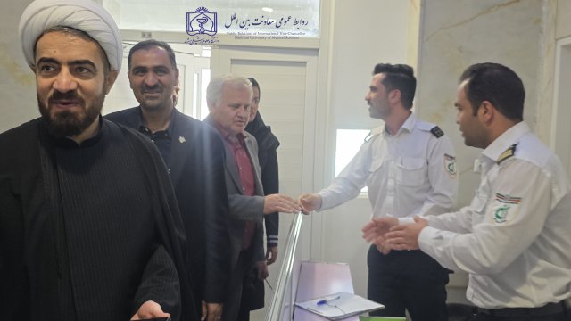 بازدید نوروزی معاون بین الملل دانشگاه از بیمارستان امام رضا (ع) 1404/01/04
