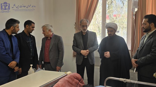 بازدید نوروزی معاون بین الملل دانشگاه از بیمارستان امام رضا (ع) 1404/01/04
