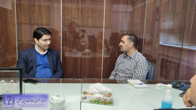 دیدار صمیمانه معاون بین الملل دانشگاه با مدیر روابط بین الملل دانشگاه فردوسی 1402/10/24