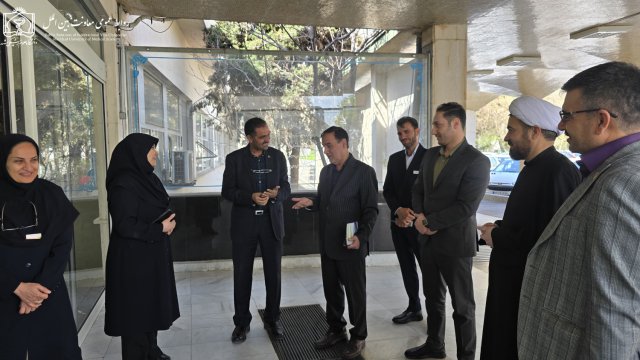 بازدید معاون بین الملل دانشگاه از بیمارستان قائم (عج) 14034/01/04
