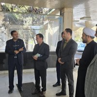 بازدید معاون بین الملل دانشگاه از بیمارستان قائم (عج) 14034/01/04