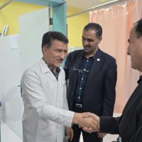 بازدید معاون بین الملل دانشگاه از بیمارستان قائم (عج) 14034/01/04