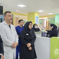 بازدید معاون بین الملل دانشگاه از بیمارستان قائم (عج) 14034/01/04