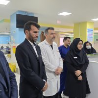 بازدید معاون بین الملل دانشگاه از بیمارستان قائم (عج) 14034/01/04