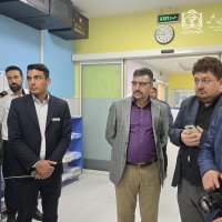 بازدید معاون بین الملل دانشگاه از بیمارستان قائم (عج) 14034/01/04