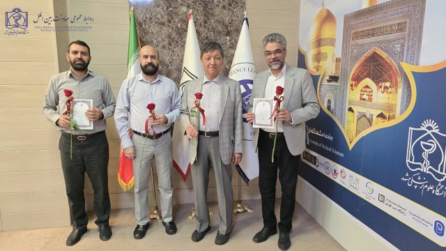 حضور معاون بین الملل در واحدهای ستادی جهت تبریک روز کارمند 1404/06/04