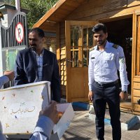 حضور معاون بین الملل در واحدهای ستادی جهت تبریک روز کارمند 1404/06/04