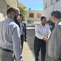 حضور معاون بین الملل در واحدهای ستادی جهت تبریک روز کارمند 1404/06/04