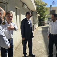 حضور معاون بین الملل در واحدهای ستادی جهت تبریک روز کارمند 1404/06/04