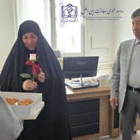 حضور معاون بین الملل در واحدهای ستادی جهت تبریک روز کارمند 1404/06/04