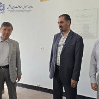 حضور معاون بین الملل در واحدهای ستادی جهت تبریک روز کارمند 1404/06/04