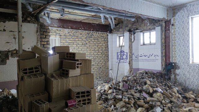 بازدید معاون بین الملل دانشگاه از خوابگاه های در حال بازسازی دانشجویان بین الملل 1403/01/27