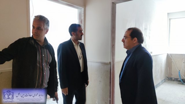 بازدید معاون بین الملل دانشگاه از خوابگاه های در حال بازسازی دانشجویان بین الملل 1403/01/27