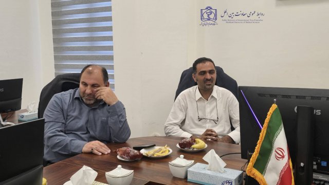 بازدید معاون بین الملل دانشگاه از پژوهشگاه علوم پزشکی شهید رئیسی 1404/05/18