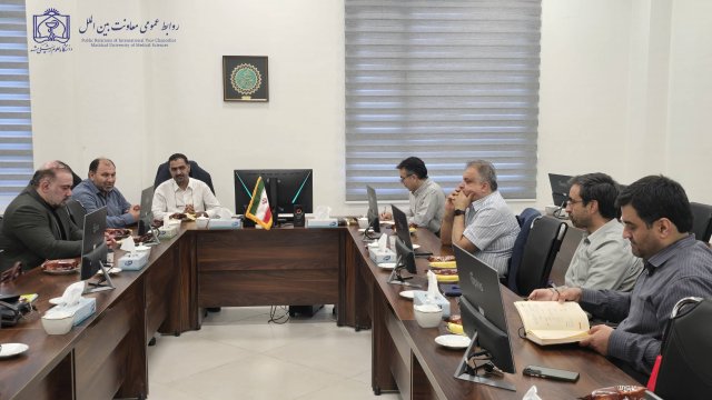 بازدید معاون بین الملل دانشگاه از پژوهشگاه علوم پزشکی شهید رئیسی 1404/05/18