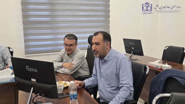 بازدید معاون بین الملل دانشگاه از پژوهشگاه علوم پزشکی شهید رئیسی 1404/05/18