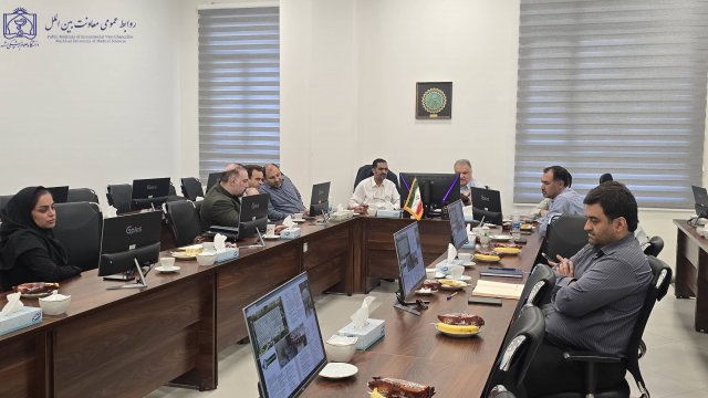 بازدید معاون بین الملل دانشگاه از پژوهشگاه علوم پزشکی شهید رئیسی 1404/05/18