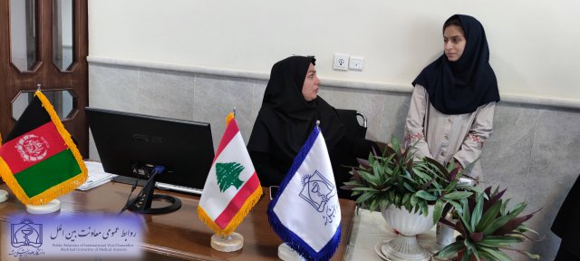 بازدید معاون بین الملل به همراه تیم بین الملل از محل ثبت نام و پذیرش دانشجویان خارجی 1402/07/25