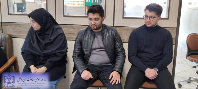 بازدید معاون بین الملل به همراه تیم بین الملل از محل ثبت نام و پذیرش دانشجویان خارجی 1402/07/25